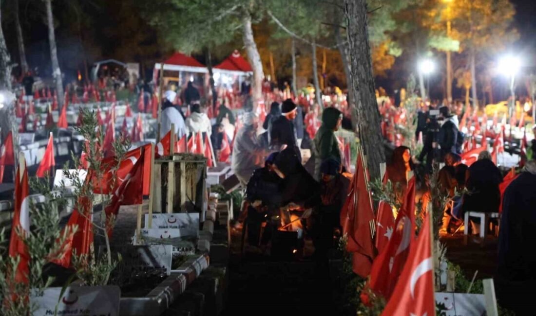 Kahramanmaraş’ta 6 Şubat 2023 depremlerinin yıl dönümünde, felakette hayatını kaybedenlerin