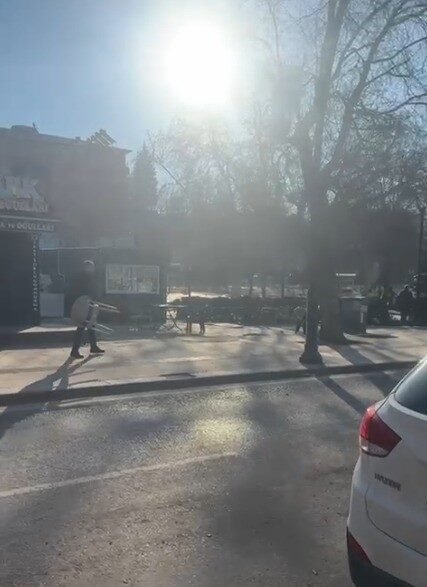 Kahramanmaraş’ın Afşin ilçesinde bir şahıs ile kadın arasında çıkan kavga,