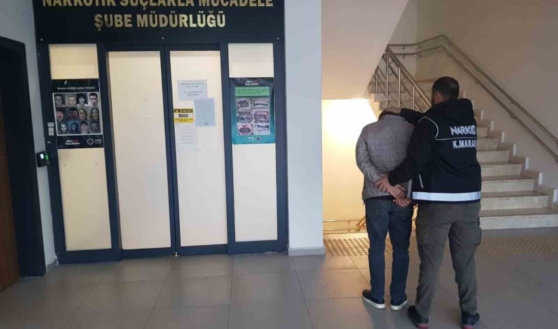 Kahramanmaraş’ta düzenlenen uyuşturucu operasyonlarında haklarında kesinleşmiş hapis cezası bulunan 2