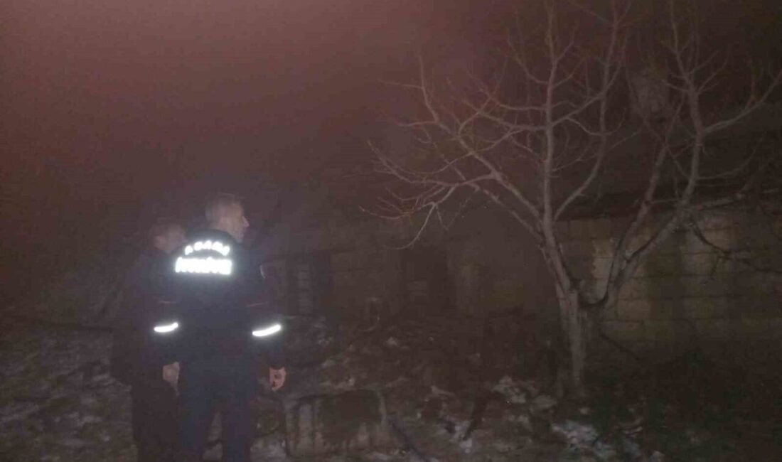 Adana’nın Kozan ilçesinde bir evde çıkan yangın sonucu hasar meydana