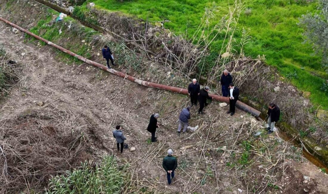 Mersin’de üreticilere yönelik desteklerini sürdüren Büyükşehir Belediyesi, Erdemli ilçesinde su