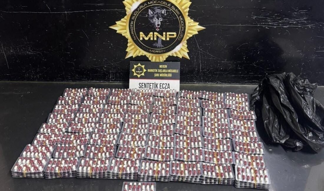 Mersin’de narkotik polisinin son 10 gün içerisinde yaptığı çalışmalarda çeşitli