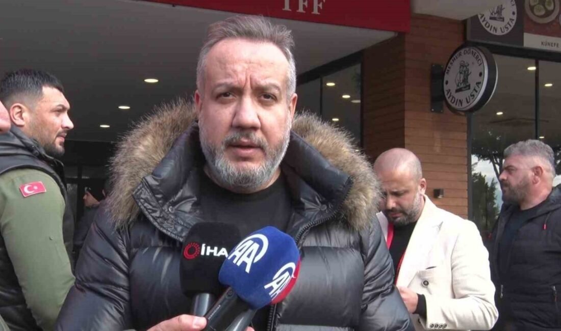 Antalyaspor Başkanı Sinan Boztepe, Ziraat Türkiye Kupası’nda karşılaştıkları Beşiktaş maçı