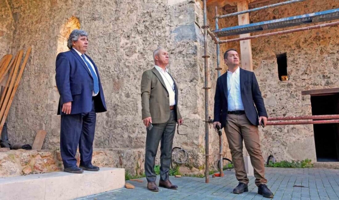 Alanya Belediyesi tarafından gerçekleştirilen restore çalışmaları son aşamaya gelen Oba