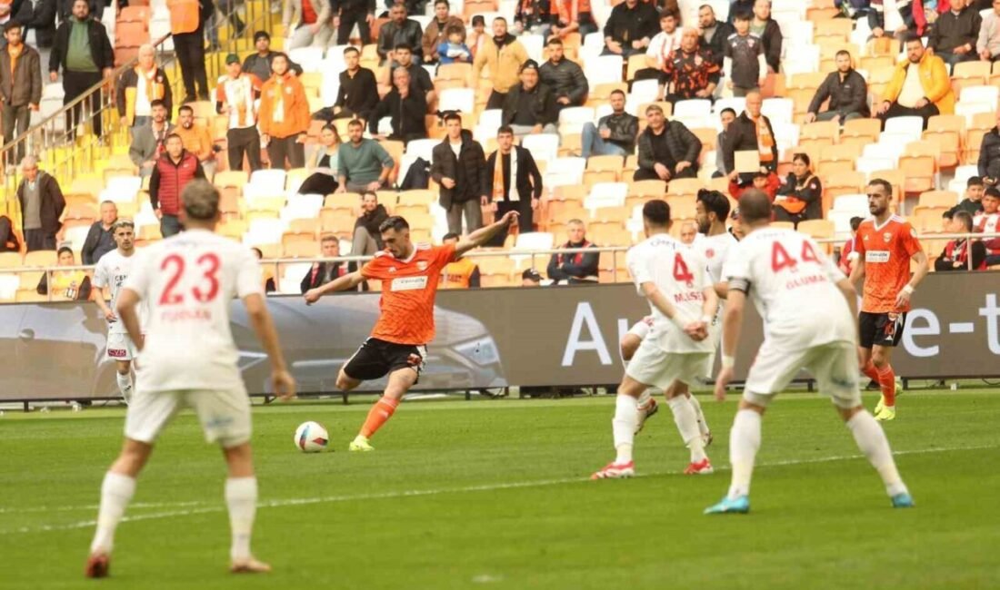 Trendyol 1. Lig’in 25. haftasında Adanaspor, evinde karşılaştığı Ümraniyespor ile