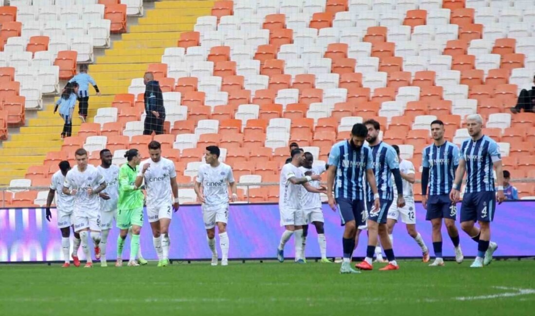 Trendyol Süper Lig’in 22. haftasında Adana Demirspor sahasında karşılaştığı Kasımpaşa’ya