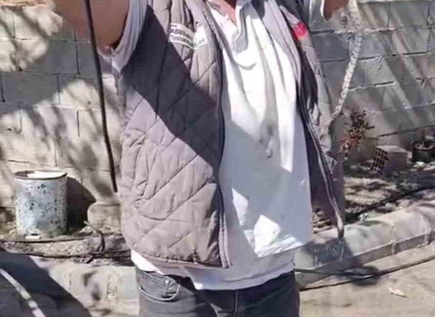 Hatay’da eve giren yavru yılan vatandaşlar tarafından yakalanarak doğaya bırakıldı.