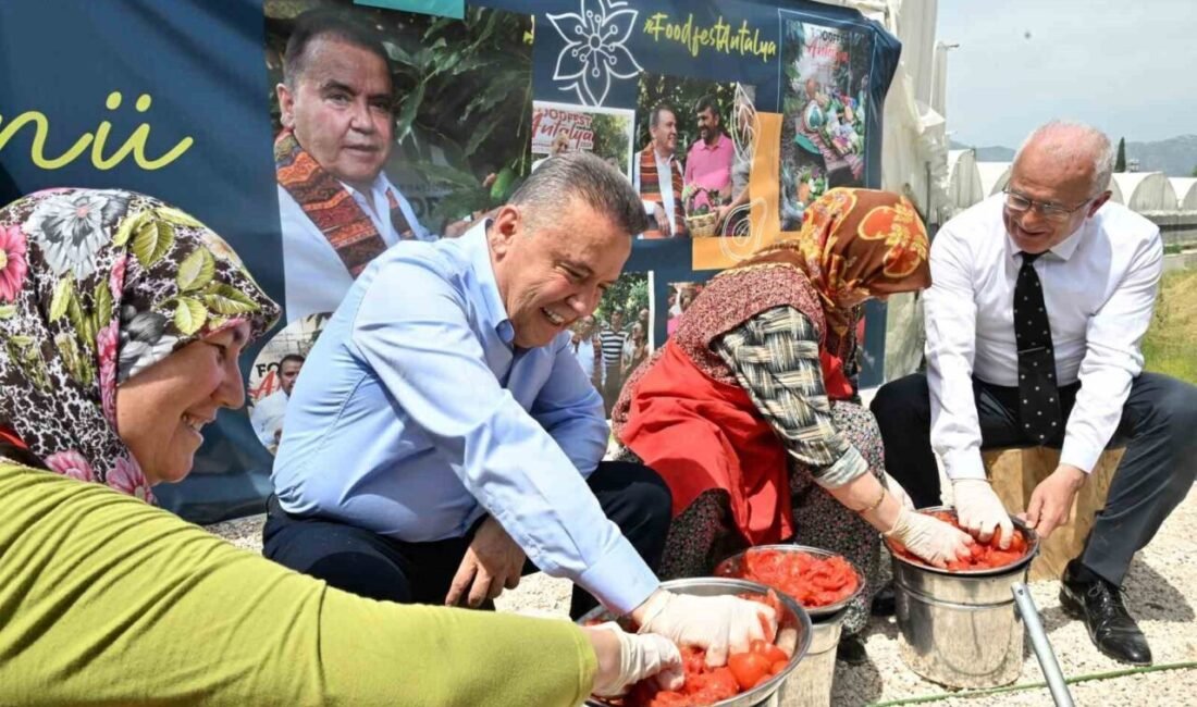 Antalya Büyükşehir Belediyesi, “Tarladan sofraya, Antalya’dan dünyaya” mottosuyla bu yıl
