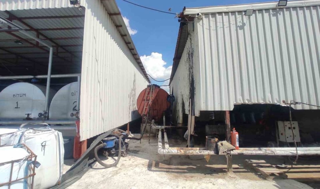 Adana’da asfalt üretim tesisinde üretilen kaçak 25 bin litre akaryakıt