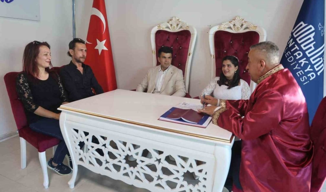 Hatay’da evlenmek için aylar öncesinden ’05.05.2025’ tarihini tercih eden çiftler,