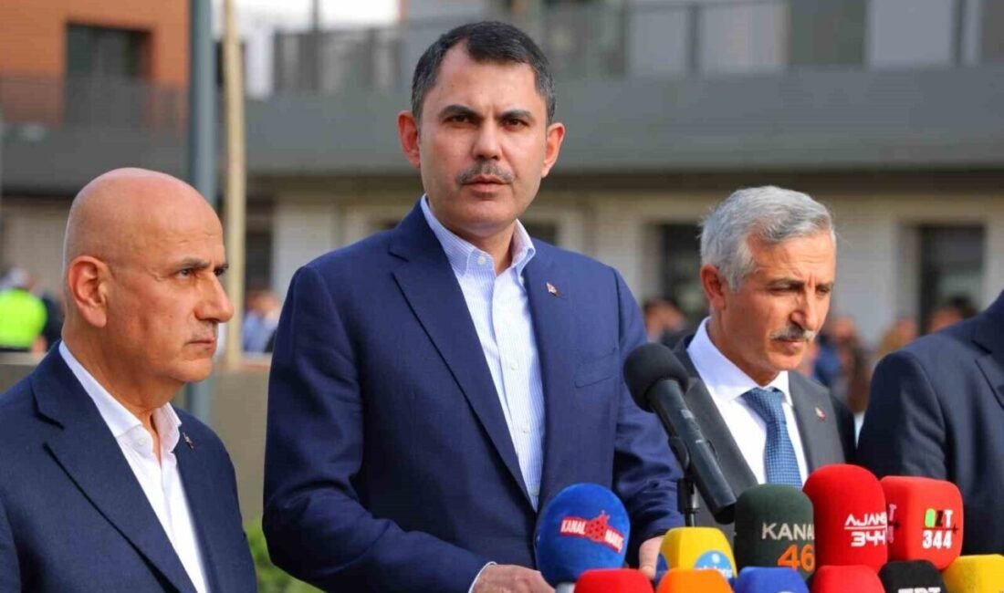 Çevre, Şehircilik ve İklim Değişikliği Bakanı Murat Kurum, Kahramanmaraş’ta yapımı