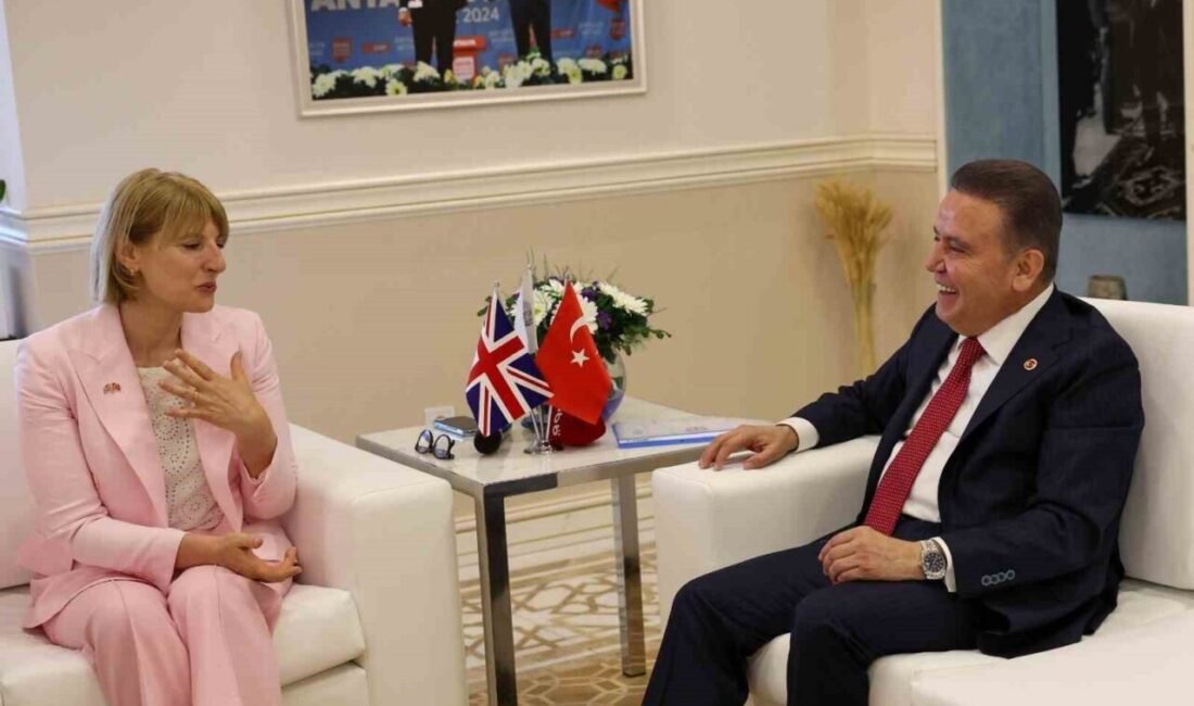 Birleşik Krallık’ın Ankara Büyükelçisi Jill Morris ve beraberindeki heyet, Antalya