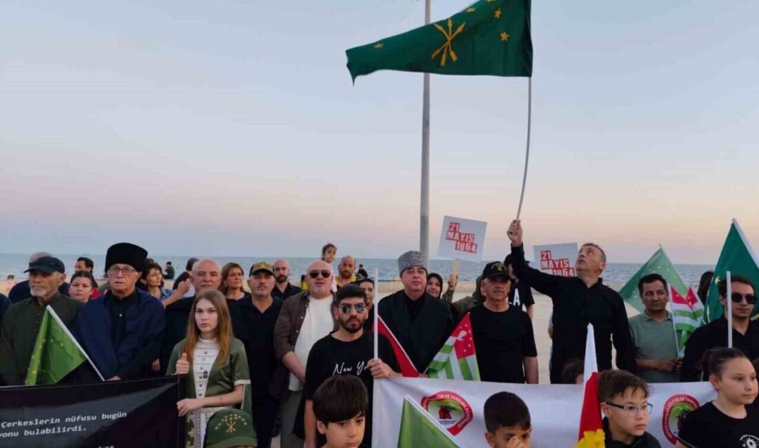 Mersin’de, Çerkes sürgünü ve soykırımının 161’inci yılı anısına sessiz yürüyüş