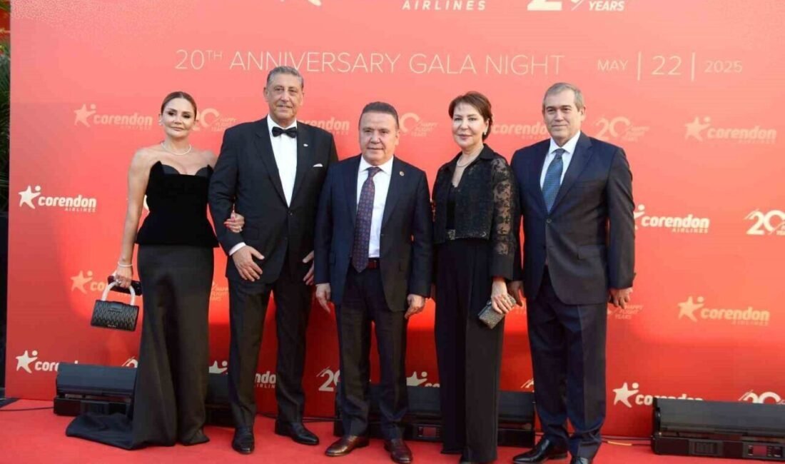 Corendon Airlines, 20’nci yılını Antalya’da düzenlediği gala gecesiyle kutladı. “20