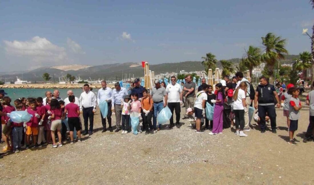 Mersin’in Silifke ilçesinde deniz kaplumbağalarının yuva yaptığı bölgede çevre duyarlılığına