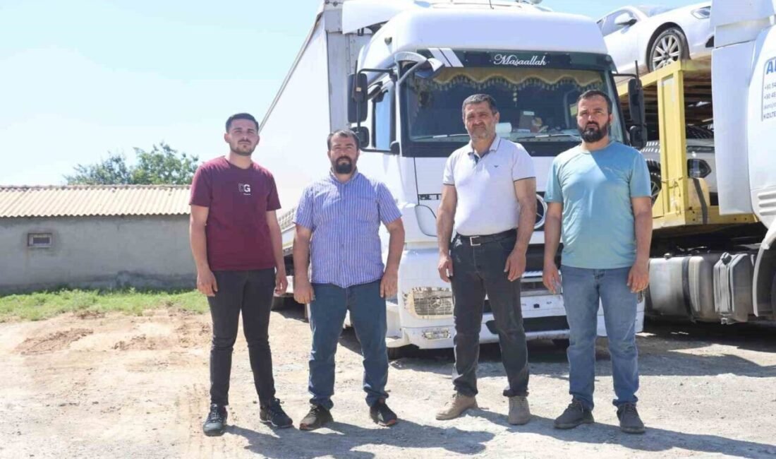 Hatay’da tır şoförlüğü yaparak geçimini sağlayan 3 kardeşin araçlarına yük