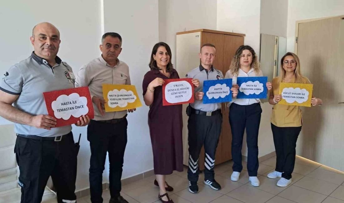 Antalya’nın Gazipaşa ilçesinde 5 Mayıs Dünya El Hijyeni Günü kapsamında