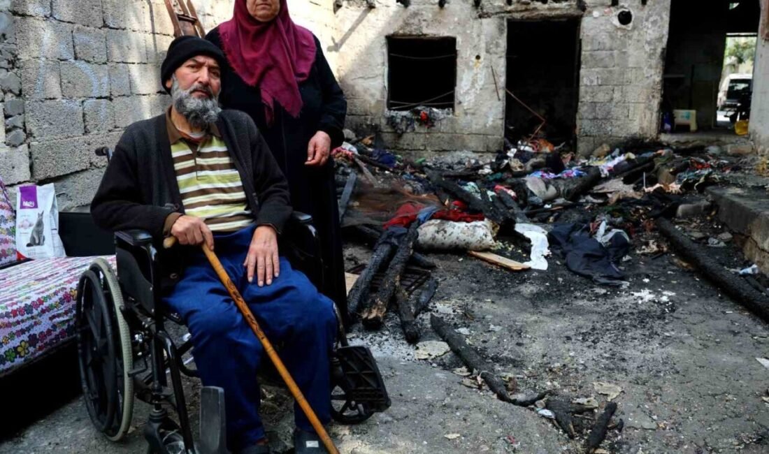 Adana’da yaşayan 4 çocuk sahibi çiftin evleri yandı, zor durumda