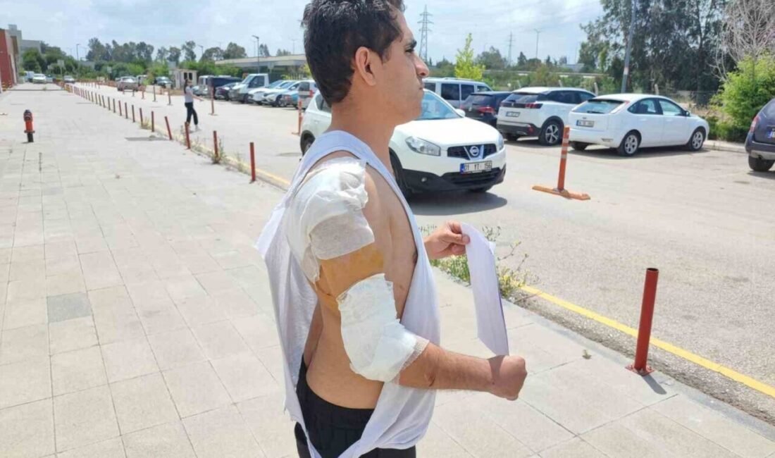 Adana’da askerde kolu kırıldığından memleketine izinli olarak gelen bir kişi