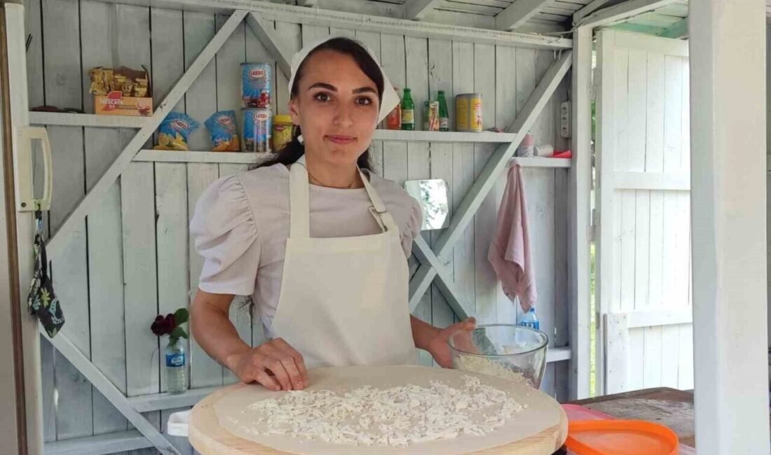 Kahramanmaraş’ta 2 çocuk annesi kadın, bazlama ve gözleme dükkanı açarak