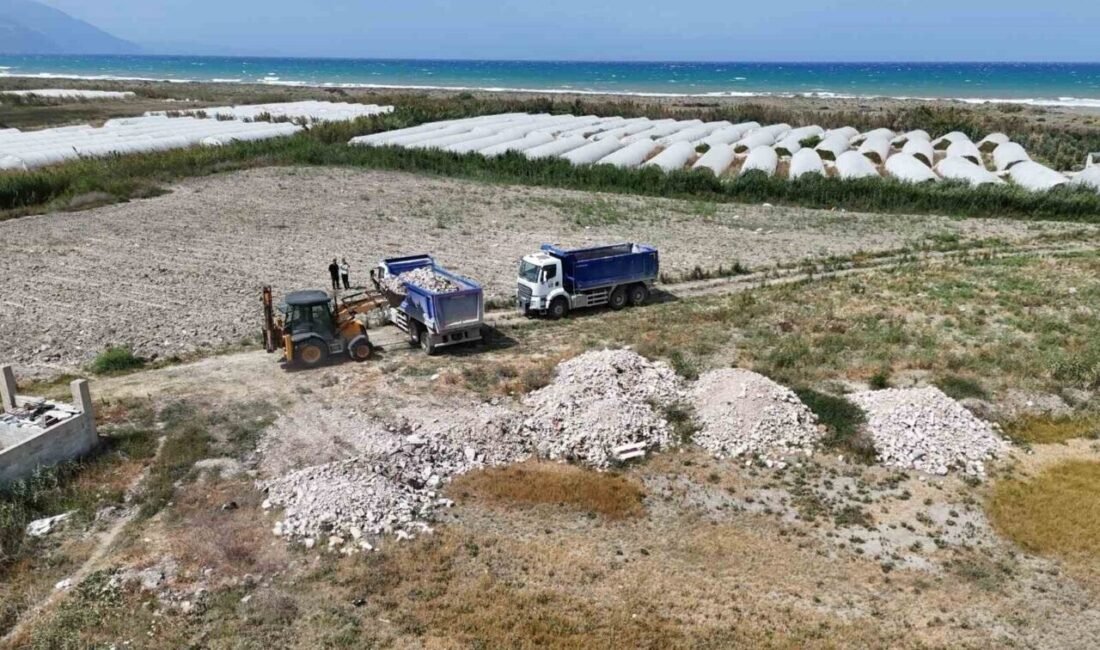 Hatay Büyükşehir Belediyesi’nin Milleyha Kuş Cenneti’nde başlattığı çalışma ile bölgeye