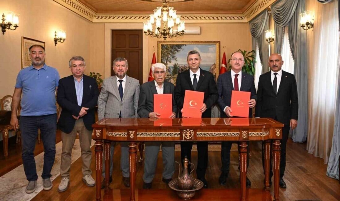 Manavgat ilçesinde hayırsever İbrahim Ethem Alimoğlu’nun katkılarıyla inşa edilecek ortaokul