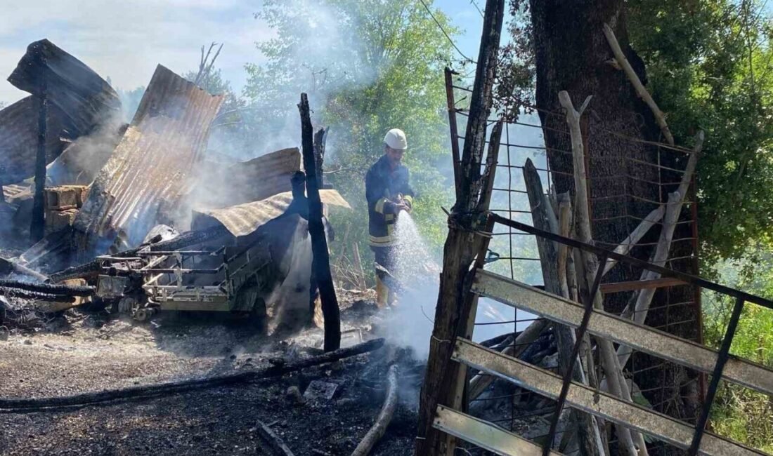 Osmaniye’nin Kadirli ilçesinde ahşap evde çıkan yangın itfaiye ekiplerince söndürüldü.