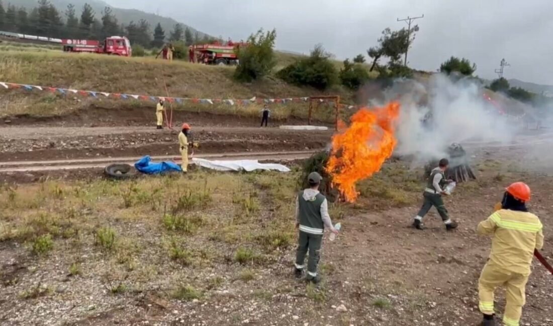 Osmaniye’nin Bahçe ilçesinde orman yangını tatbikatı gerçekleştirildi. Düziçi İlçe Orman