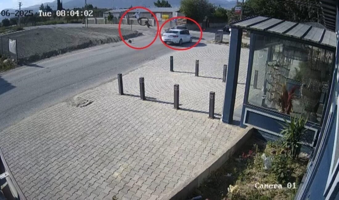 Hatay’da otomobille çarpışan motosikletten metrelerce havaya uçan Yakup Süner, “Motosikletin