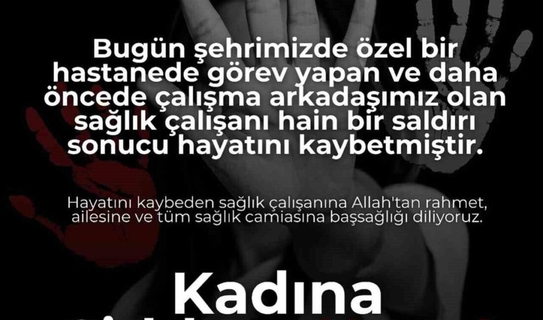 Kahramanmaraş Özel Megapoint Hastanesi’nde görevli tıbbi sekreterin eski eşi tarafından