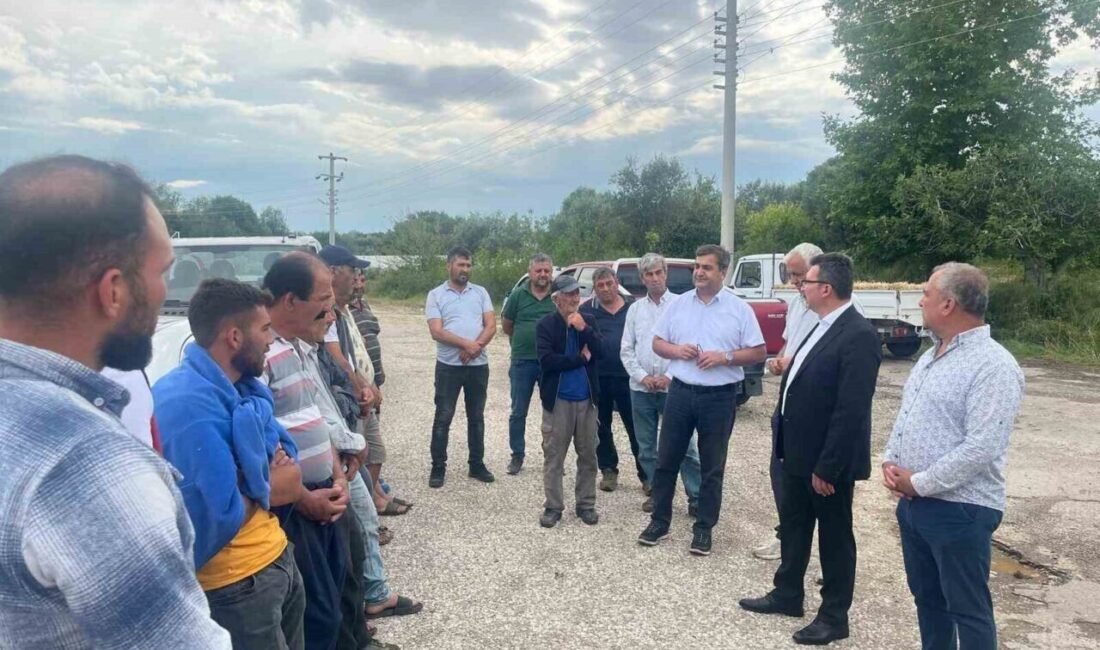 Antalya’nın Serik ilçesinde etkili olan dolu yağışı, seralar ve açık