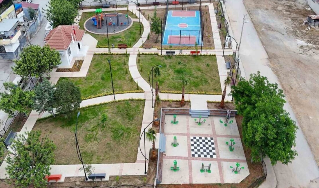 Mersin’in Tarsus Belediyesi, çocuklara modern bir park ve yeni yaşam
