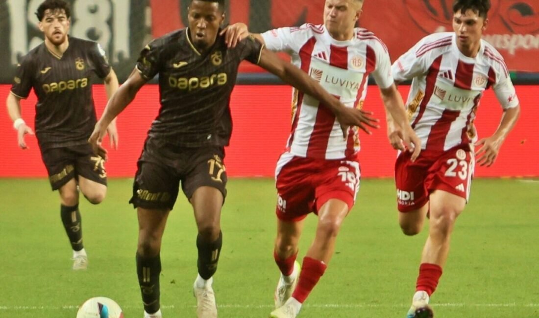 Trendyol Süper Lig’in 38. ve son haftasında Antalyaspor, sahasında Trabzonspor’a