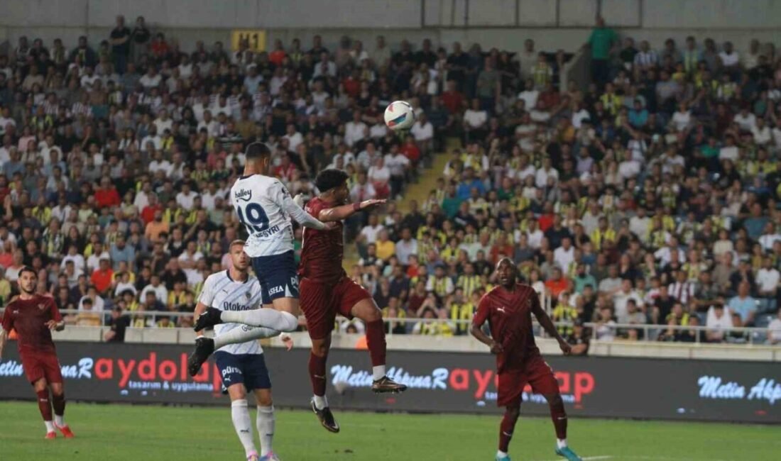 Trendyol Süper Lig 37. haftasında Atakaş Hatayspor, Mersin Stadı’nda Fenerbahçe