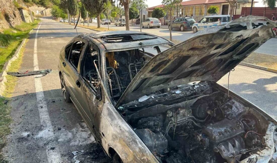 Hatay’da sürücüsünün 20 gün önce satın aldığı Honda marka otomobil,