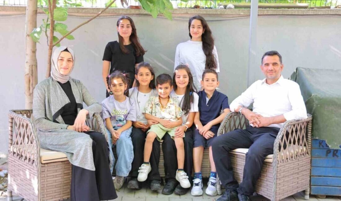Kahramanmaraş’ta yaşları 5 ile 15 arasında değişen 7 çocuk sahibi
