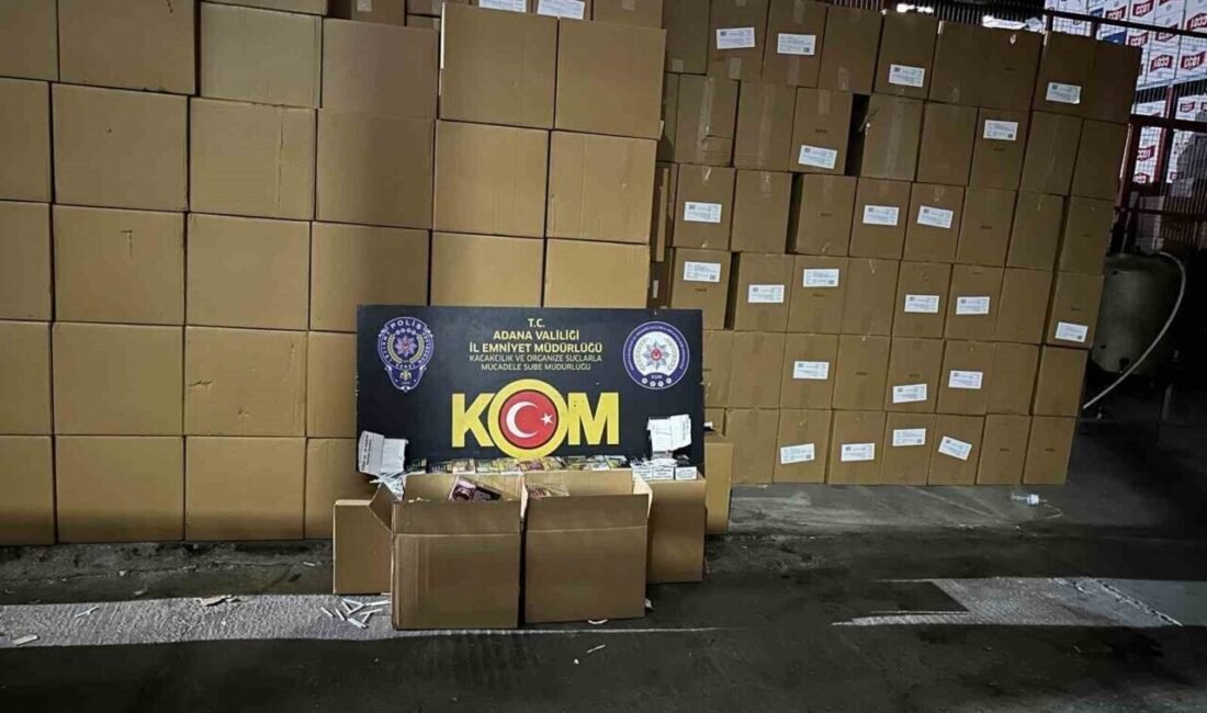 Adana’da piyasa değeri 13 milyon TL olan 18 milyon 330