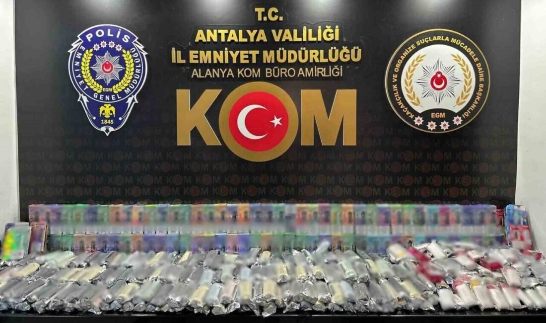 Antalya’da son bir haftada düzenlenen operasyonlarda 8 şüpheliye adli işlem