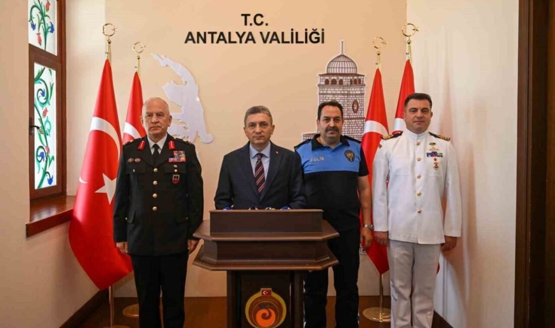 Antalya Valisi Hulusi Şahin, Kurban Bayramı dolayısıyla Antalya genelinde alınan