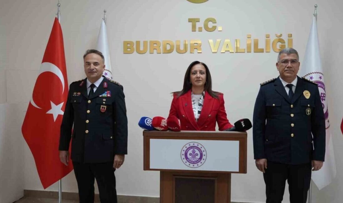 Burdur’da Mayıs ayı genel güvenlik toplantısı, Vali Tülay Baydar Bilgihan