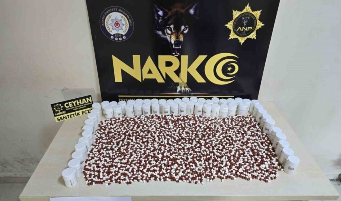 Adana’nın Ceyhan ilçesinde yapılan operasyonda organize suç örgütü çökertilirken gözaltına
