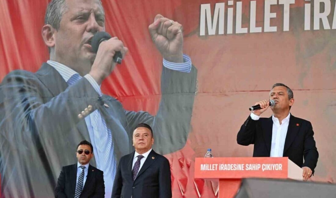 ANTALYA (İHA) – Cumhuriyet Halk Partisi (CHP) Genel Başkanı Özgür