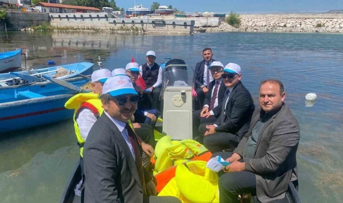Cumhurbaşkanlığı Devlet Denetleme Kurulu heyeti, Eğirdir Gölü’nde kritik kuraklık sorununu