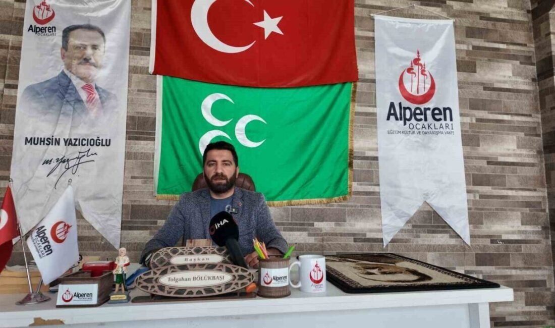 Büyük Birlik Partisi (BBP) Elbistan Belediye Meclis Üyesi Tolgahan Bölükbaşı,