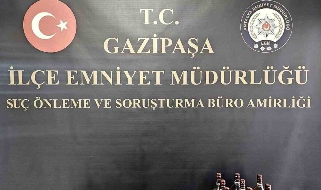 Antalya’nın Gazipaşa ilçesinde düzenlenen operasyonda ruhsatsız silah, fişek ve kaçak