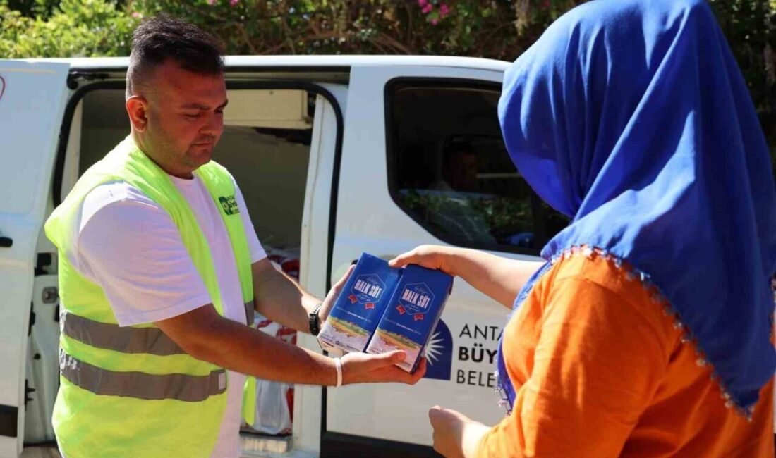 Antalya Büyükşehir Belediyesi’nin çocukların sağlıklı gelişimine destek olmak amacıyla hayata