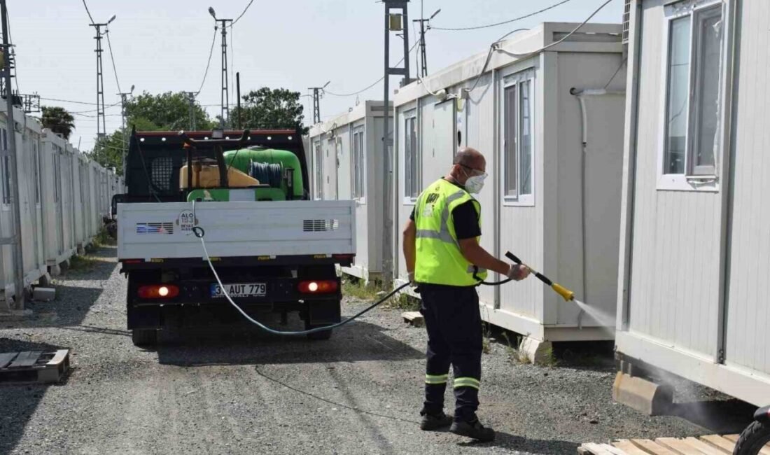 Hatay Büyükşehir Belediyesi (HBB), Erzin ilçesinde sivrisinek ve haşere ile