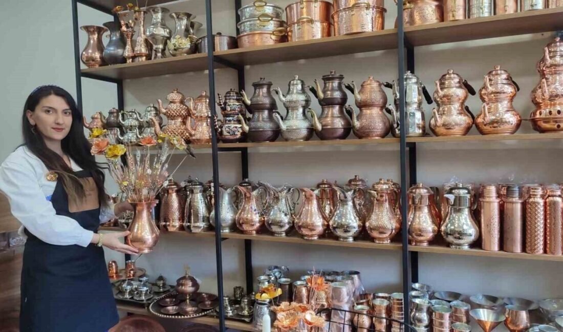 Kahramanmaraş’ta tek bakır ustası kadın, 6 Şubat depreminden sonra unutulmaya