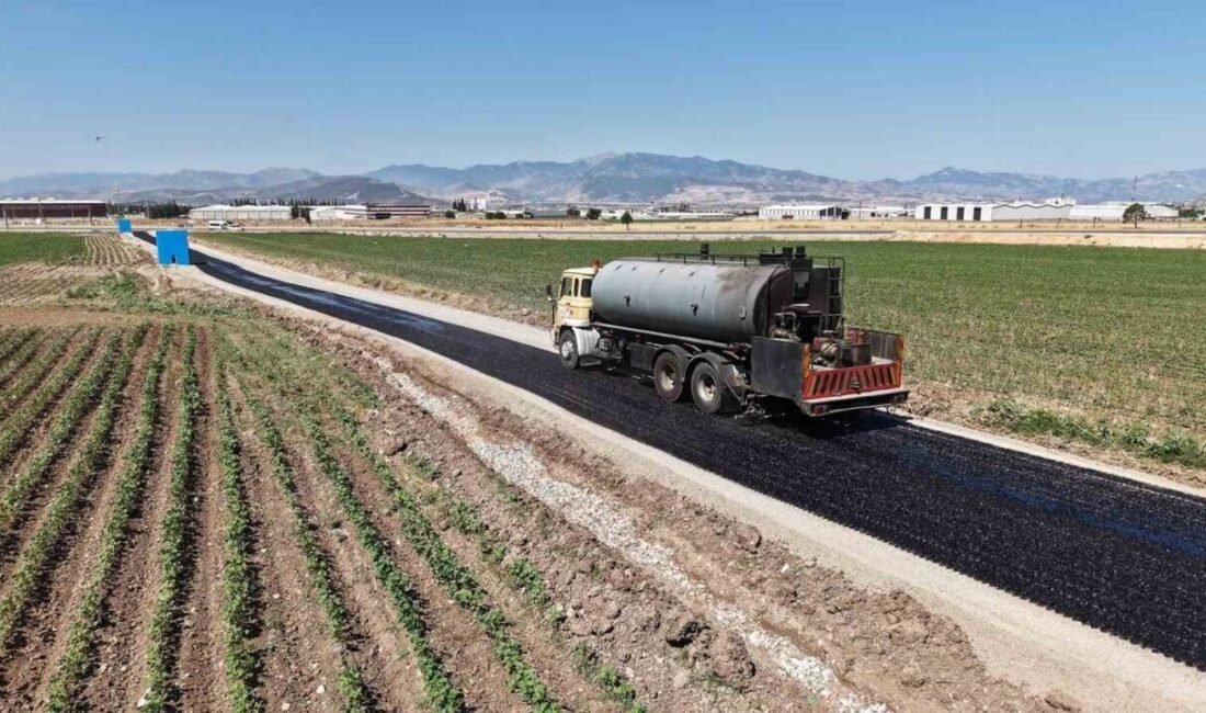 Kahramanmaraş Büyükşehir Belediyesinin, Yeni Sanayi Sitesi’nde ulaşımı sağlayan ana arterler