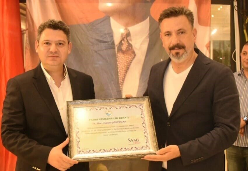 Hatay’ın Arsuz ilçesi kaymakamlık görevini yürütürken tayini çıkan Hasan Gökpınar’a
